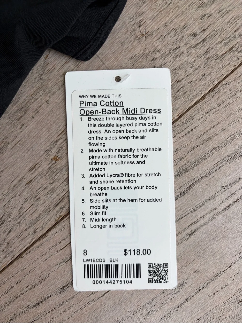 Lululemon Pima Cotton dress